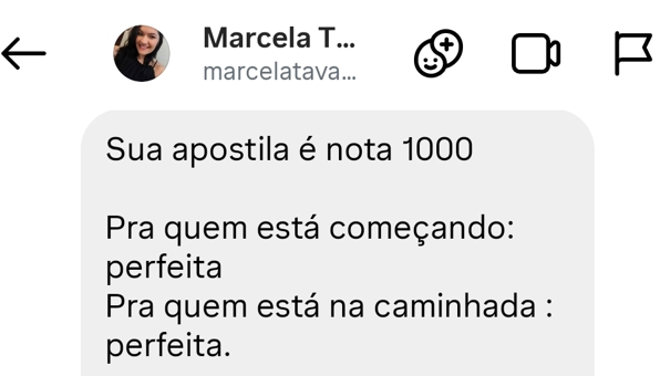 Print de depoimento