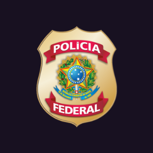 Logotipo do grupo de PF - Polícia Federal