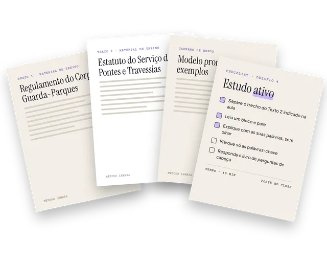 Mockup dos materiais dos 20 dias de desafios