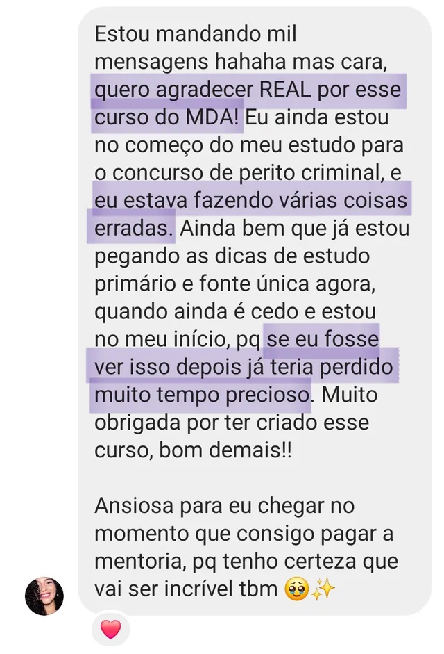 Depoimento: Eu estava fazendo várias coisas erradas. Se eu fosse ver isso depois, já teria perdido muito tempo precioso.