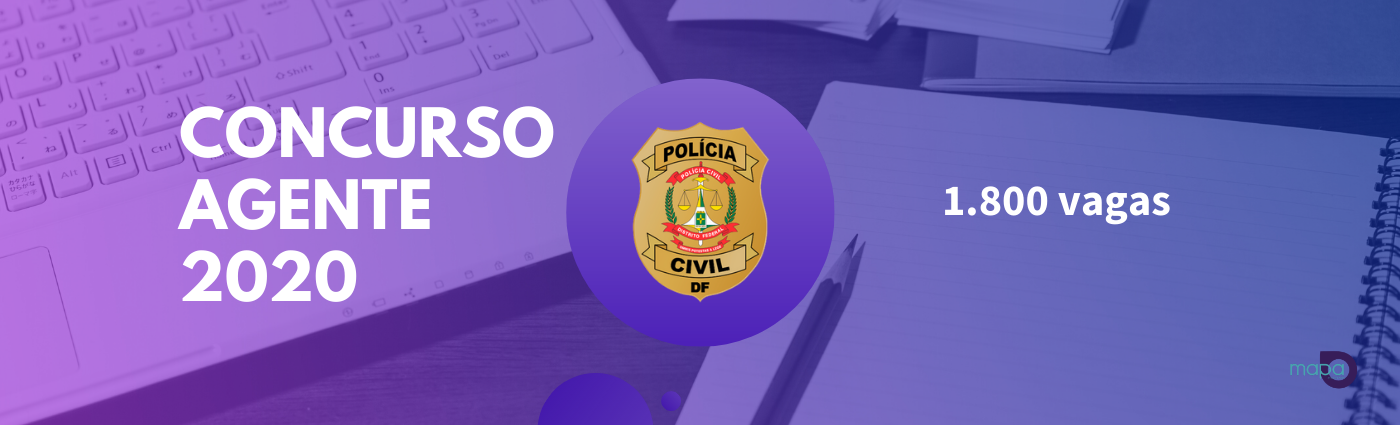 concurso Agente pcdf 2020