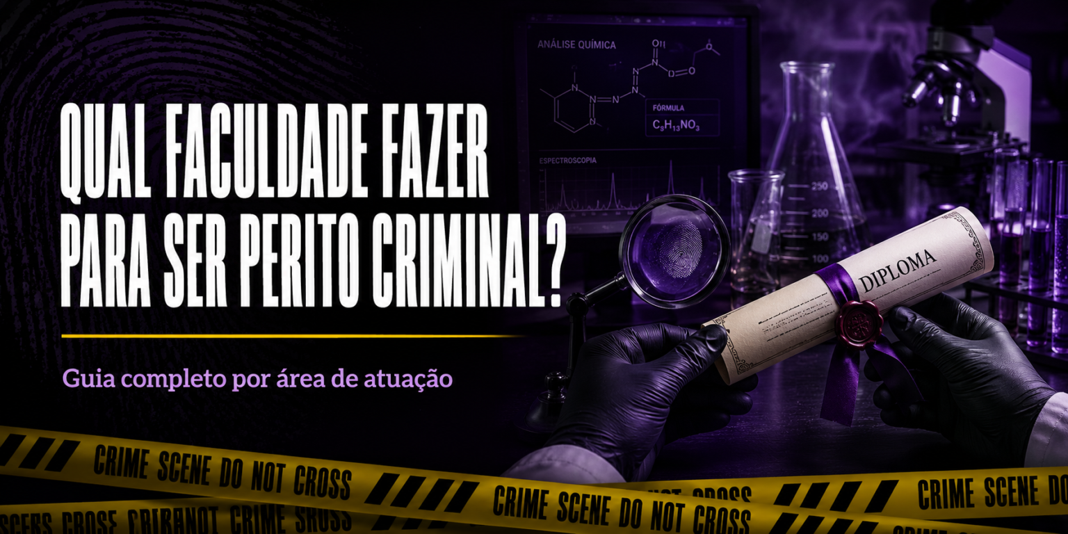 Qual faculdade fazer para ser Perito Criminal? | Guia Completo