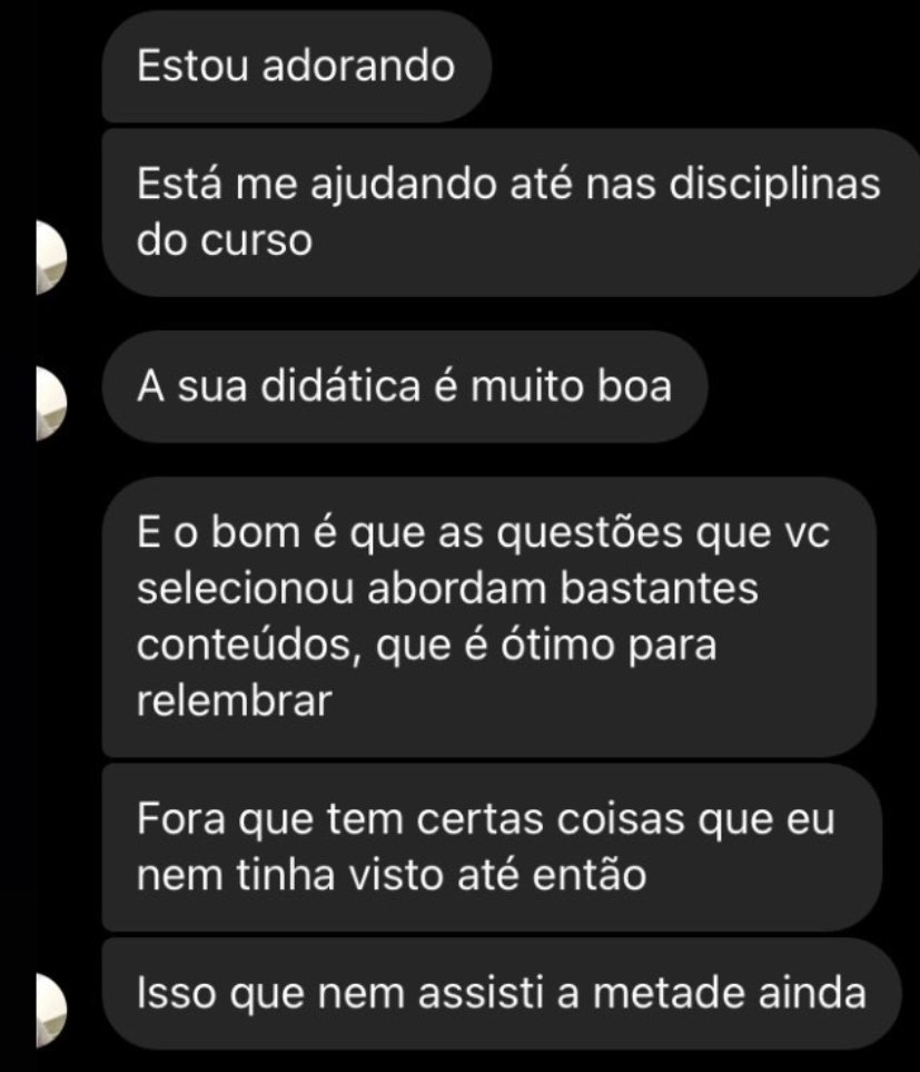 Depoimento de aluno sobre o curso de Química
